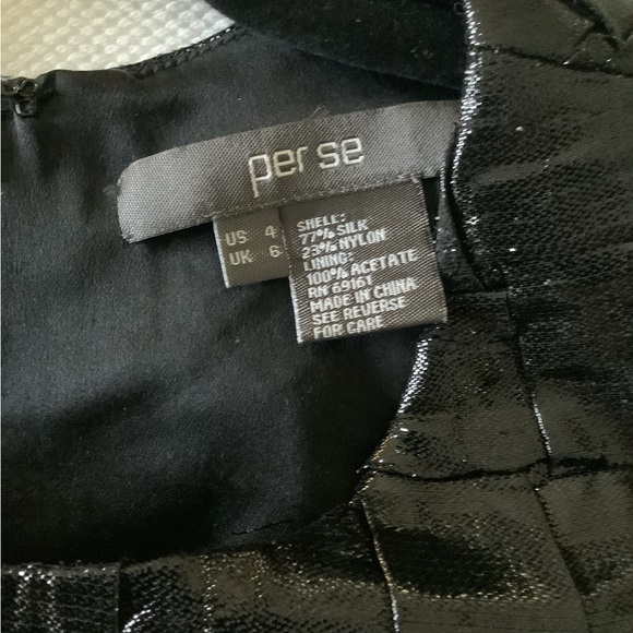 PER SE Black Cocktail/Evening Dress - Picture 4 of 6